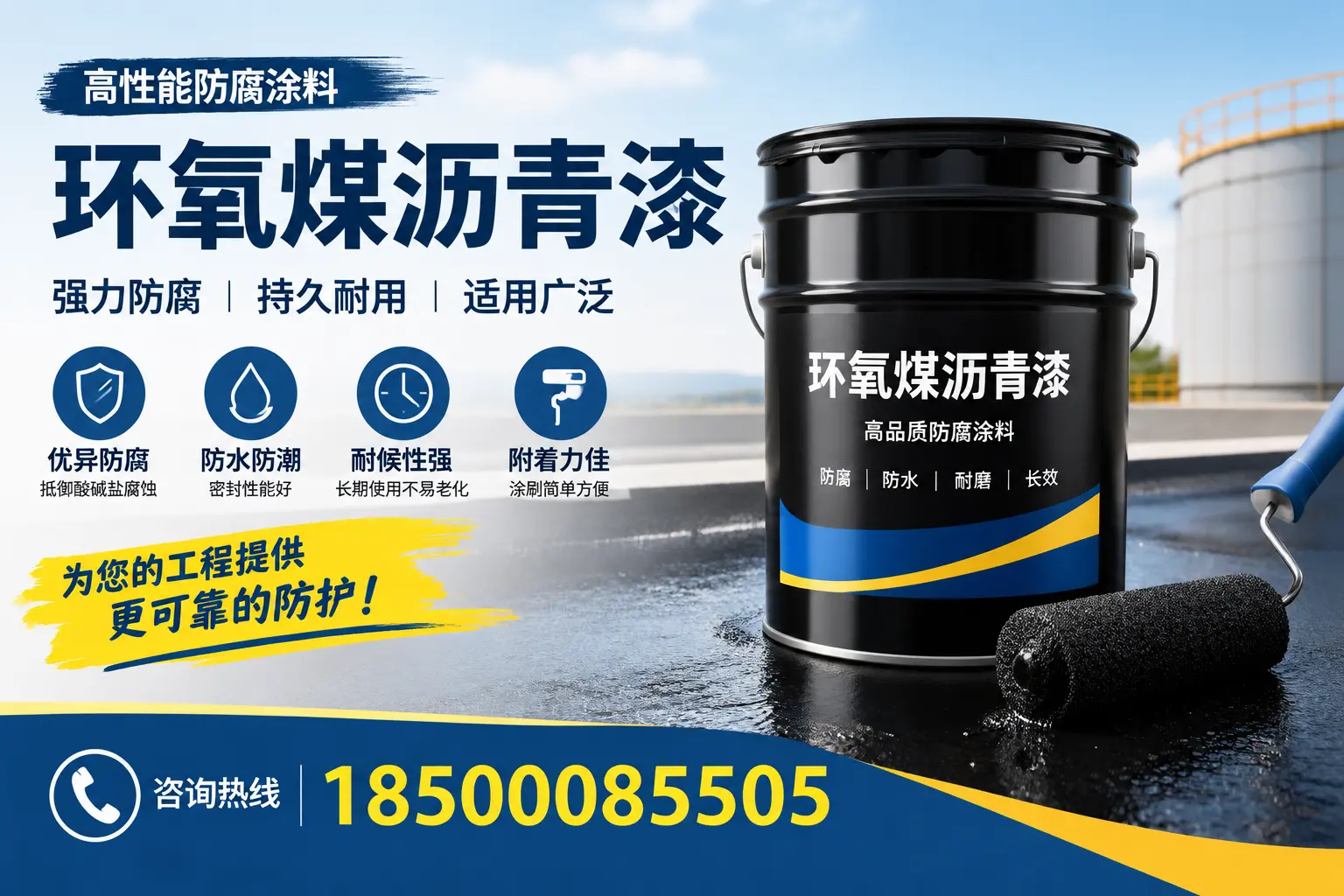 环氧煤沥青漆的施工步骤详解,鹰潭装修必备知识